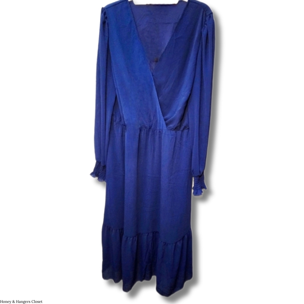 PrettyGarden Navy Blue Maxi Dress | Size XXL | NWT